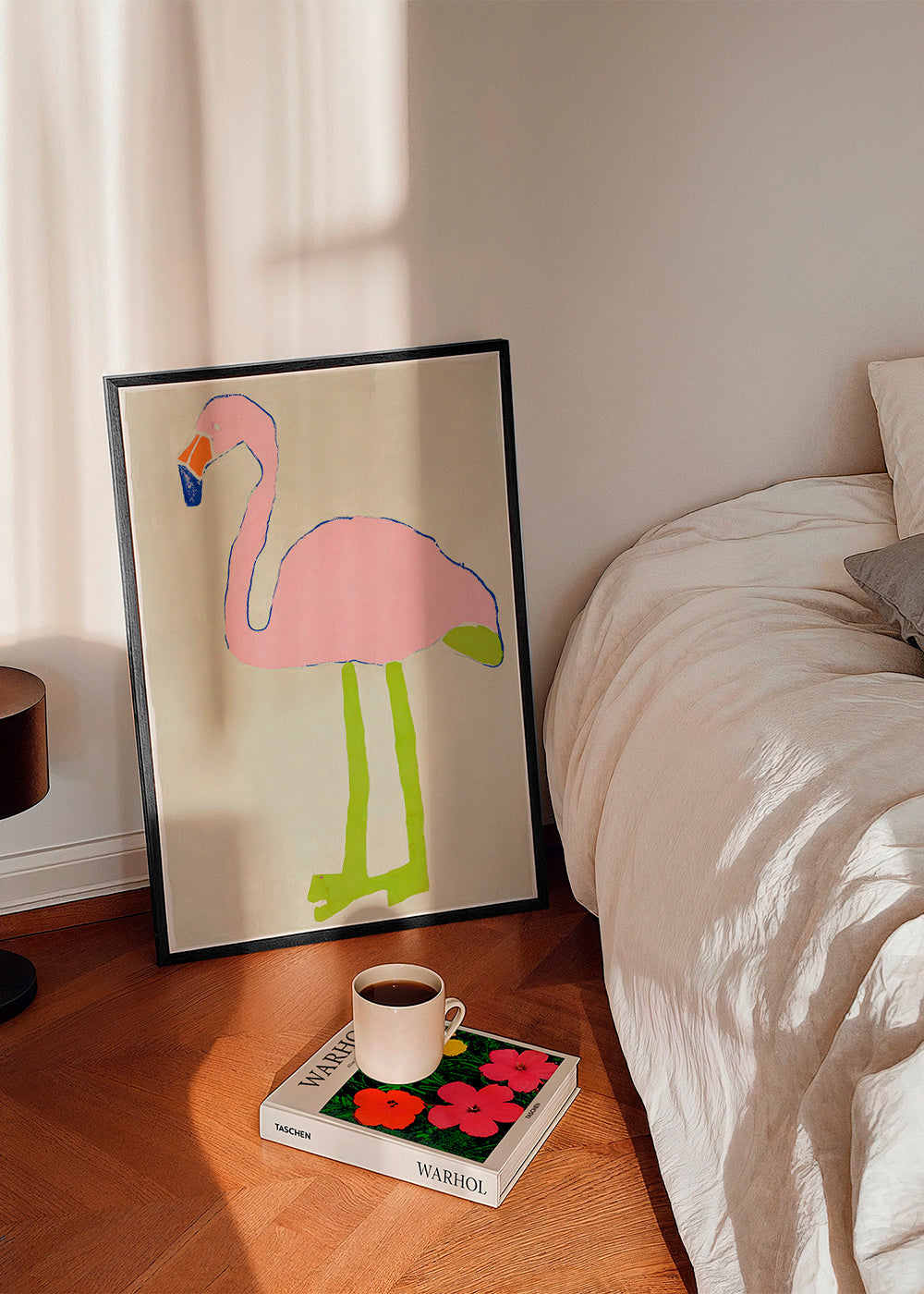 Rosa Flamingo Kunstdruck
