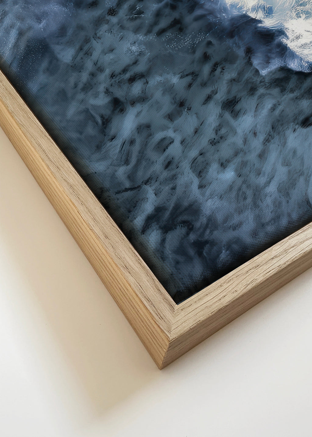 Atlantic Foam - Framed canvas detail