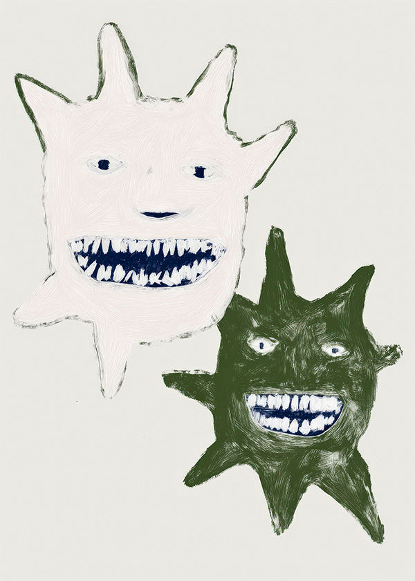Illustration Zwillingsmonster