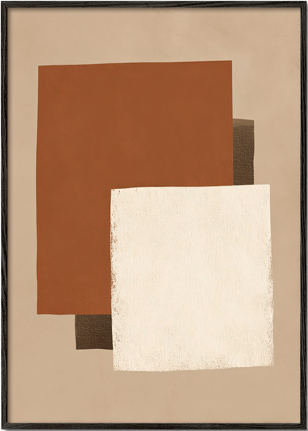 Geometrisches Bild in Erdtönen