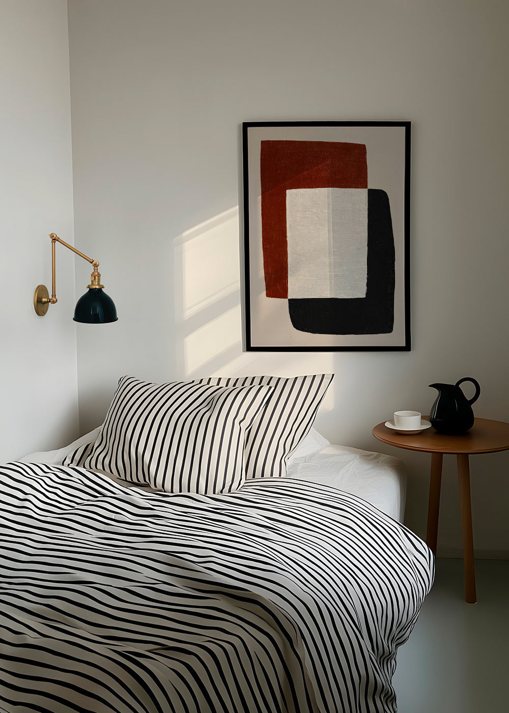 Minimalistisches Bild mit überlappenden Formen