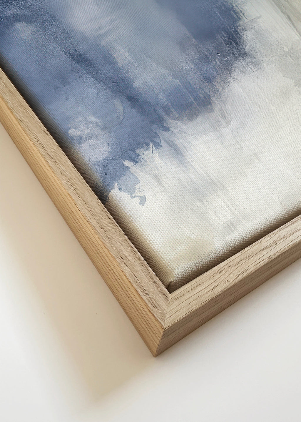 Blue Mist - Framed canvas detail