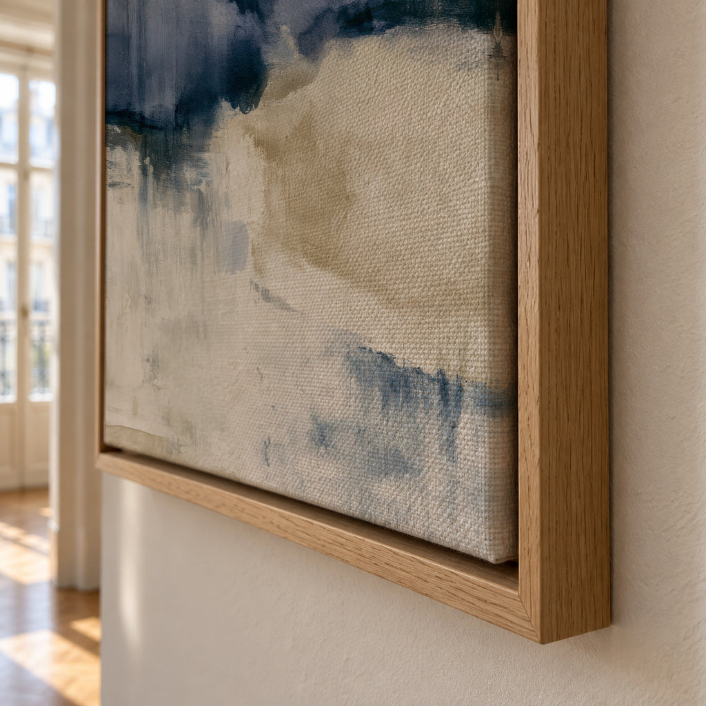 Winter Fog - Framed canvas detail