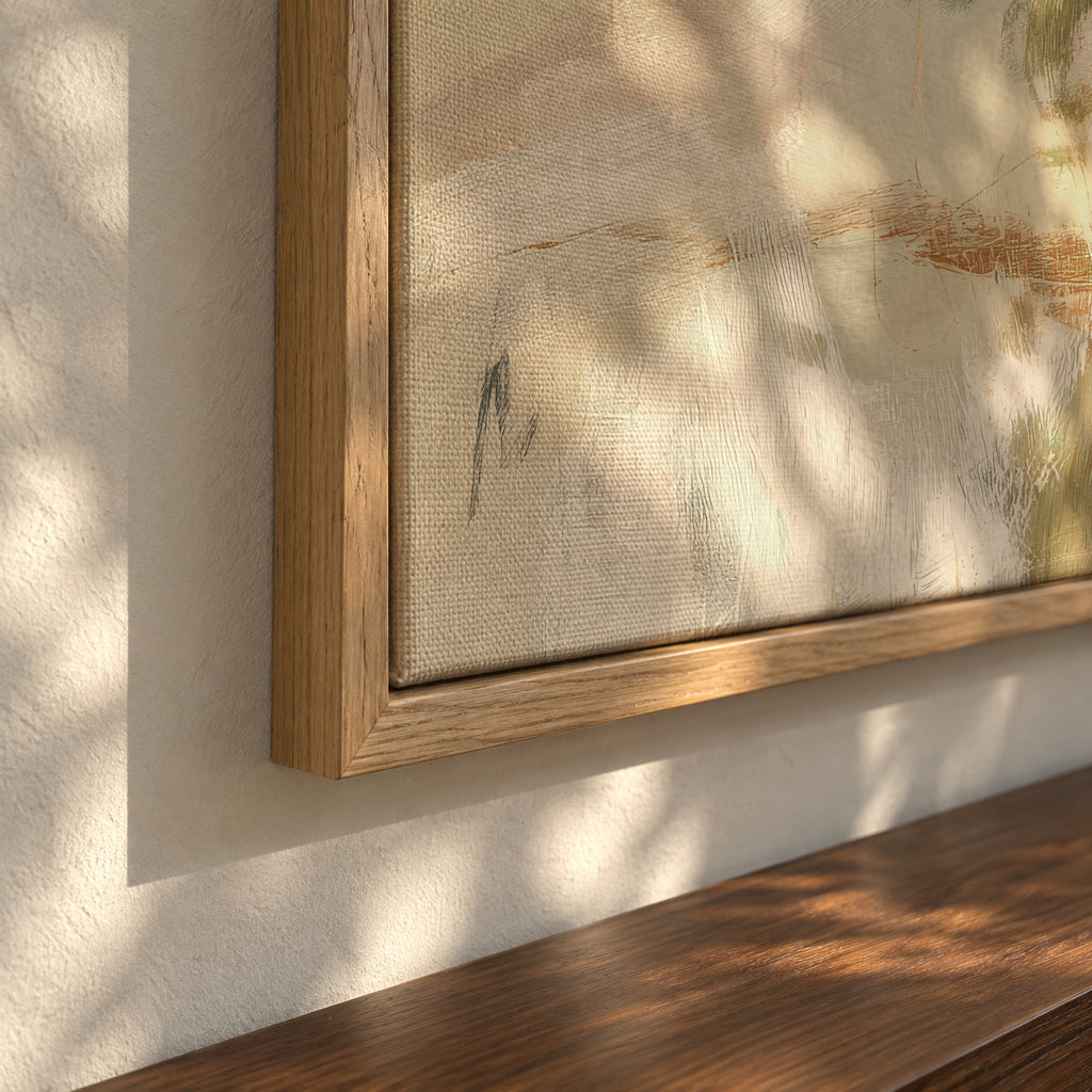 Desert Haze - Framed canvas detail