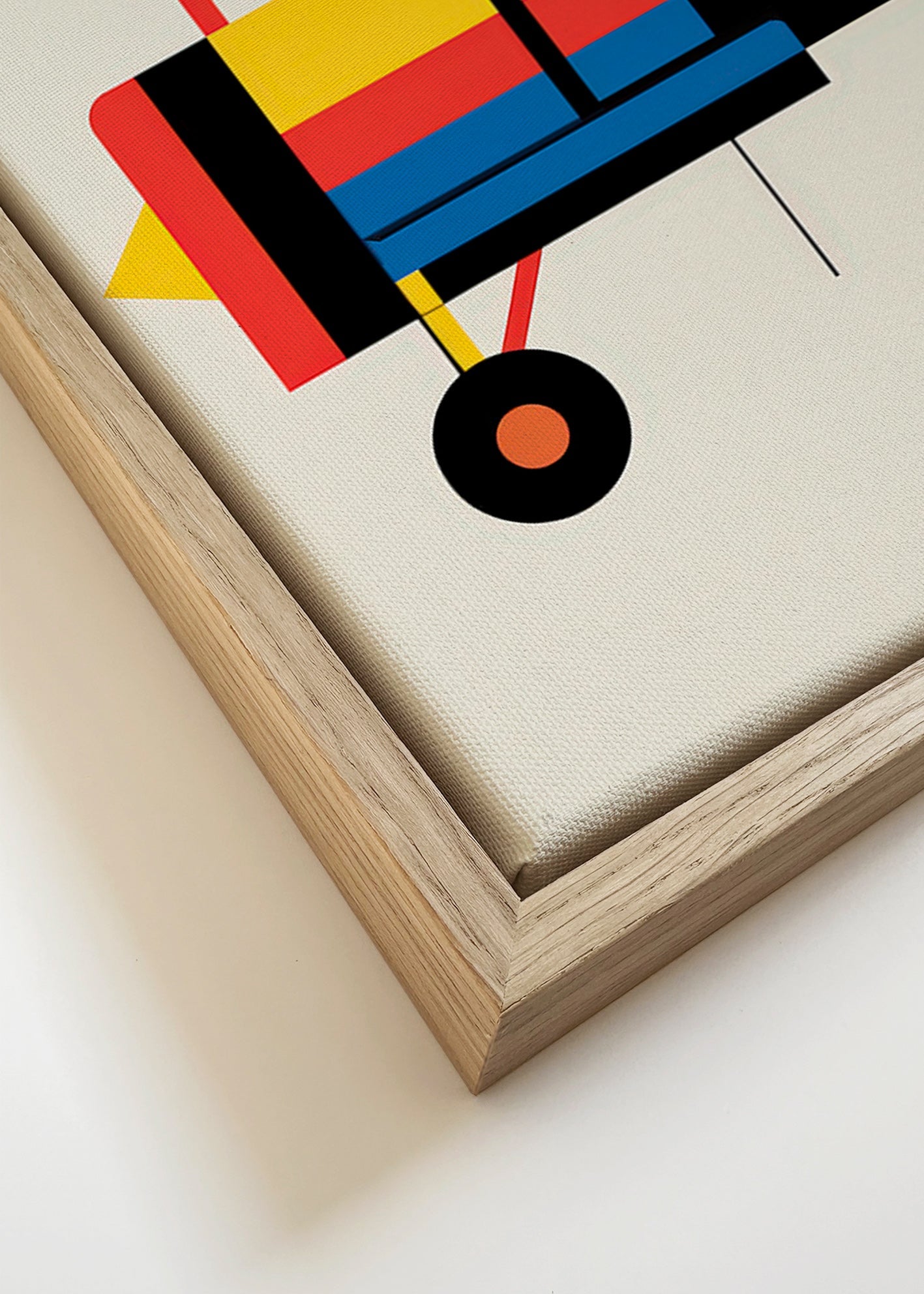 Geometrisches Poster Biplan-Stil