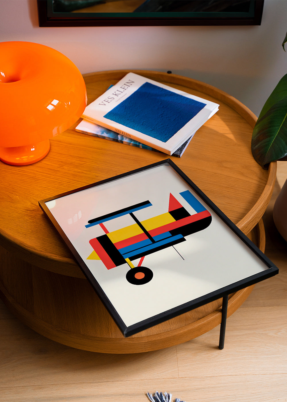 Geometrisches Poster Biplan-Stil