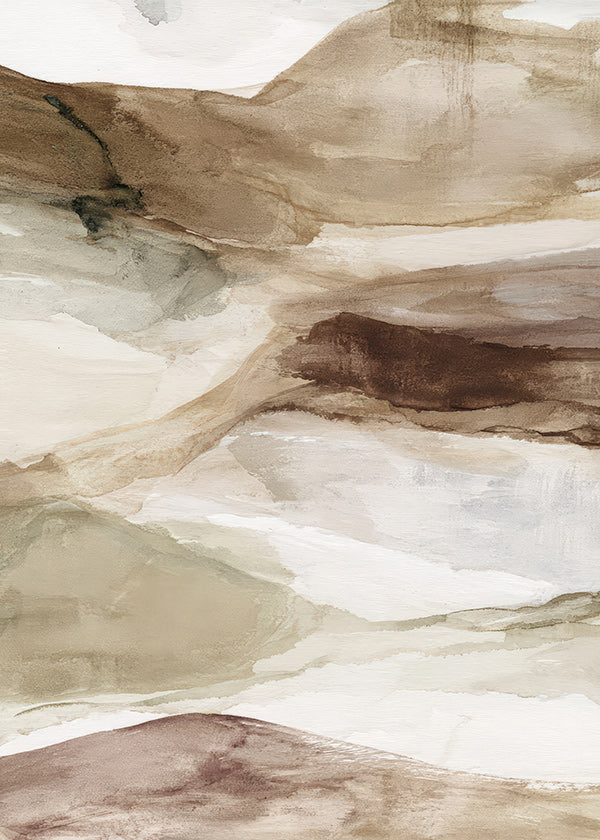 Wüstenlandschaft Aquarell