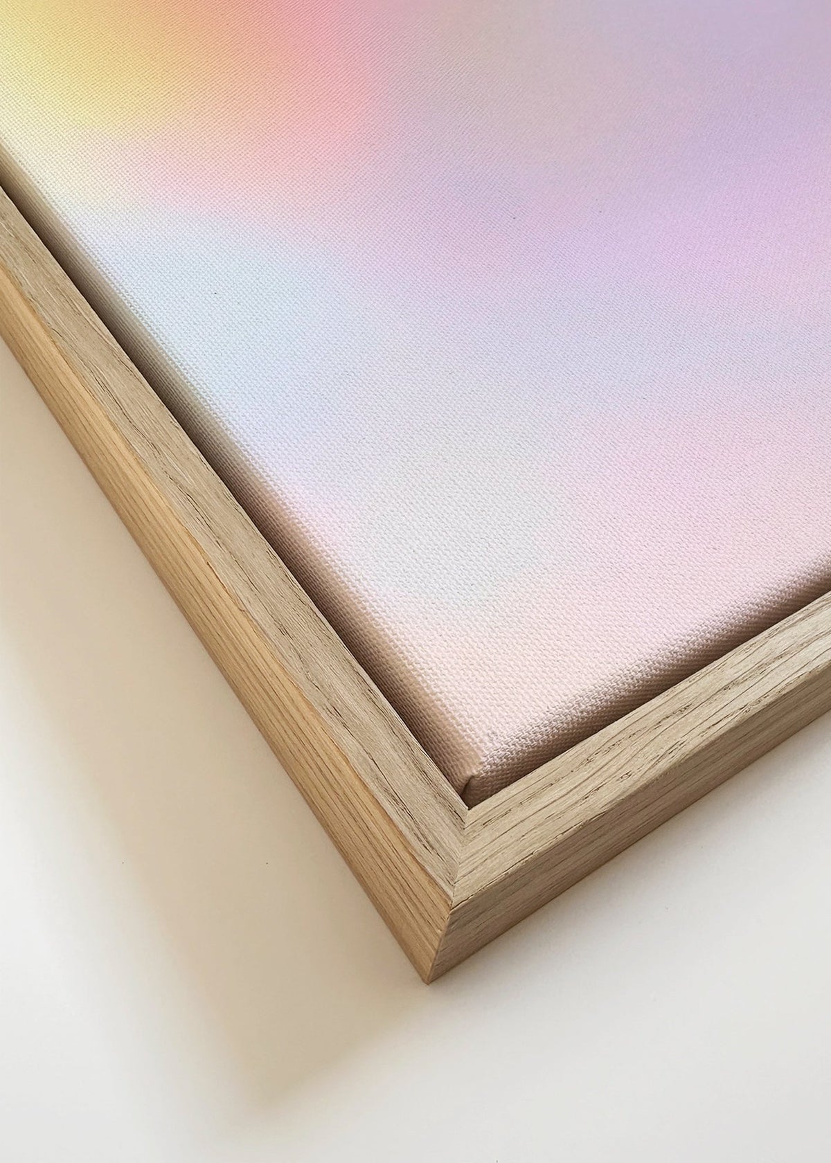 Abstraktes Pastellbild mit sanften Verläufen
