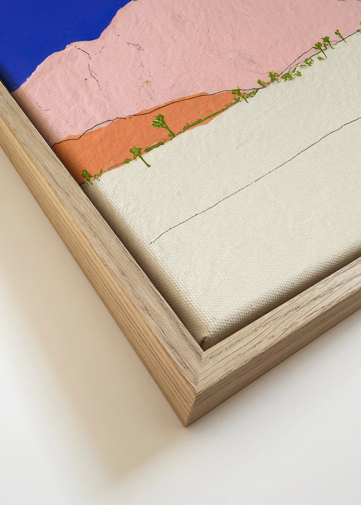 Desert Tree - Framed canvas detail