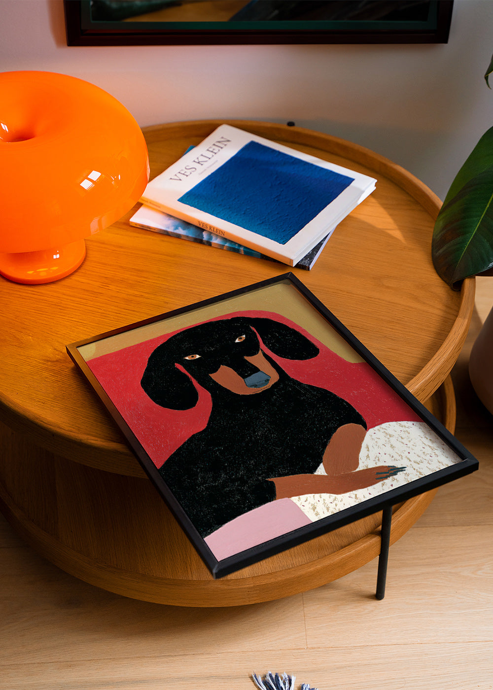 Dackelporträt Illustration