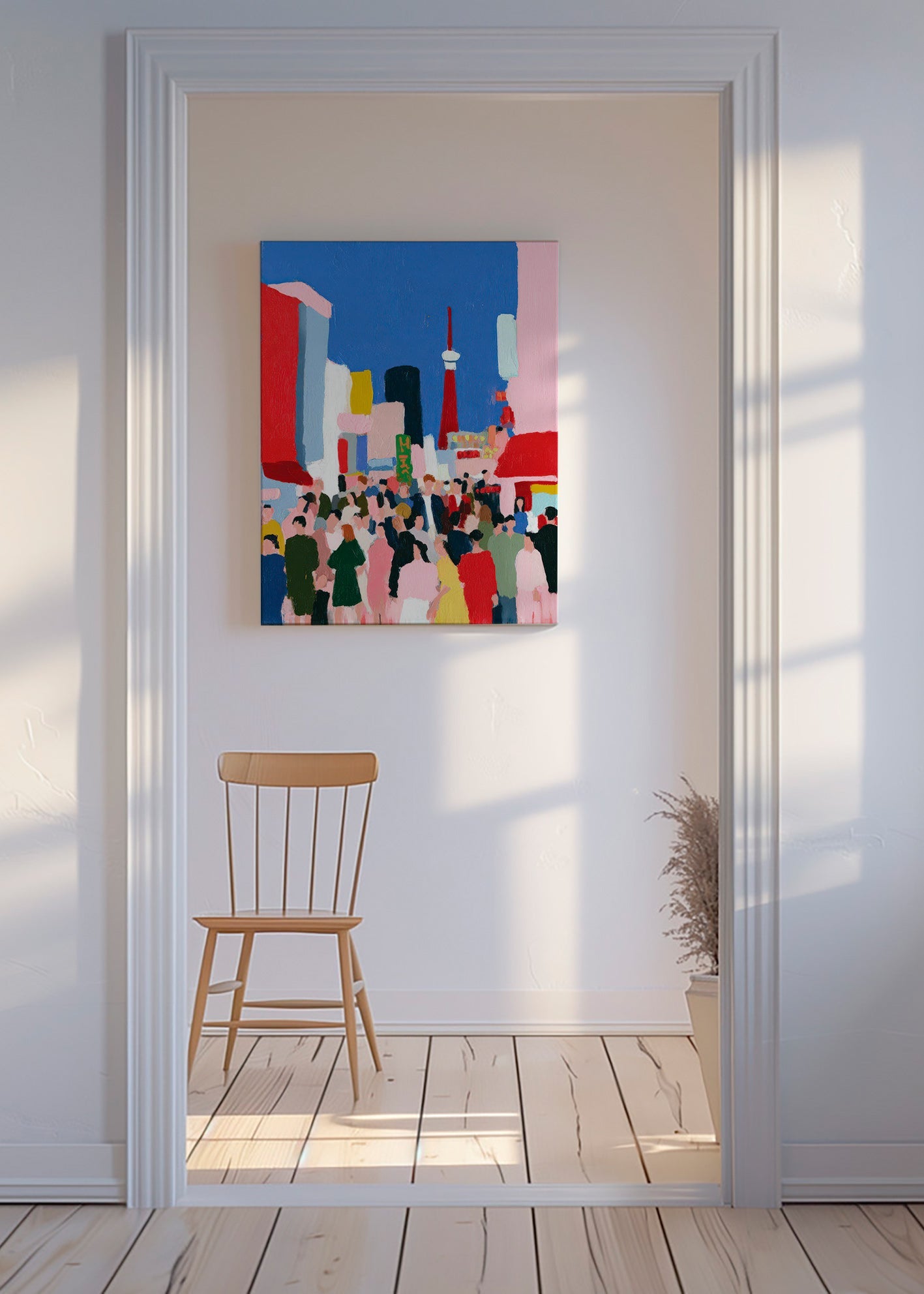 Reiseposter Tokio farbenfroh