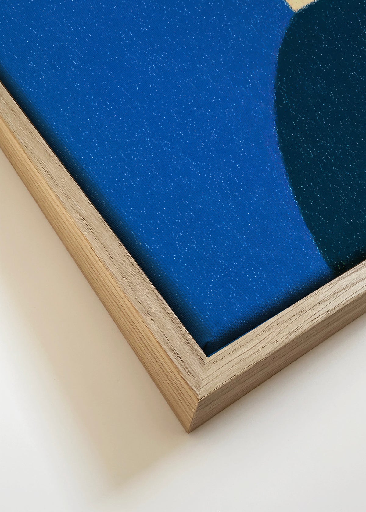 Blue Duck - Framed canvas detail