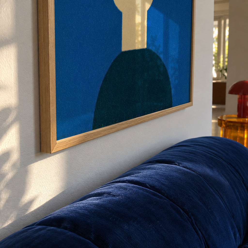 Blue Duck - Framed poster detail