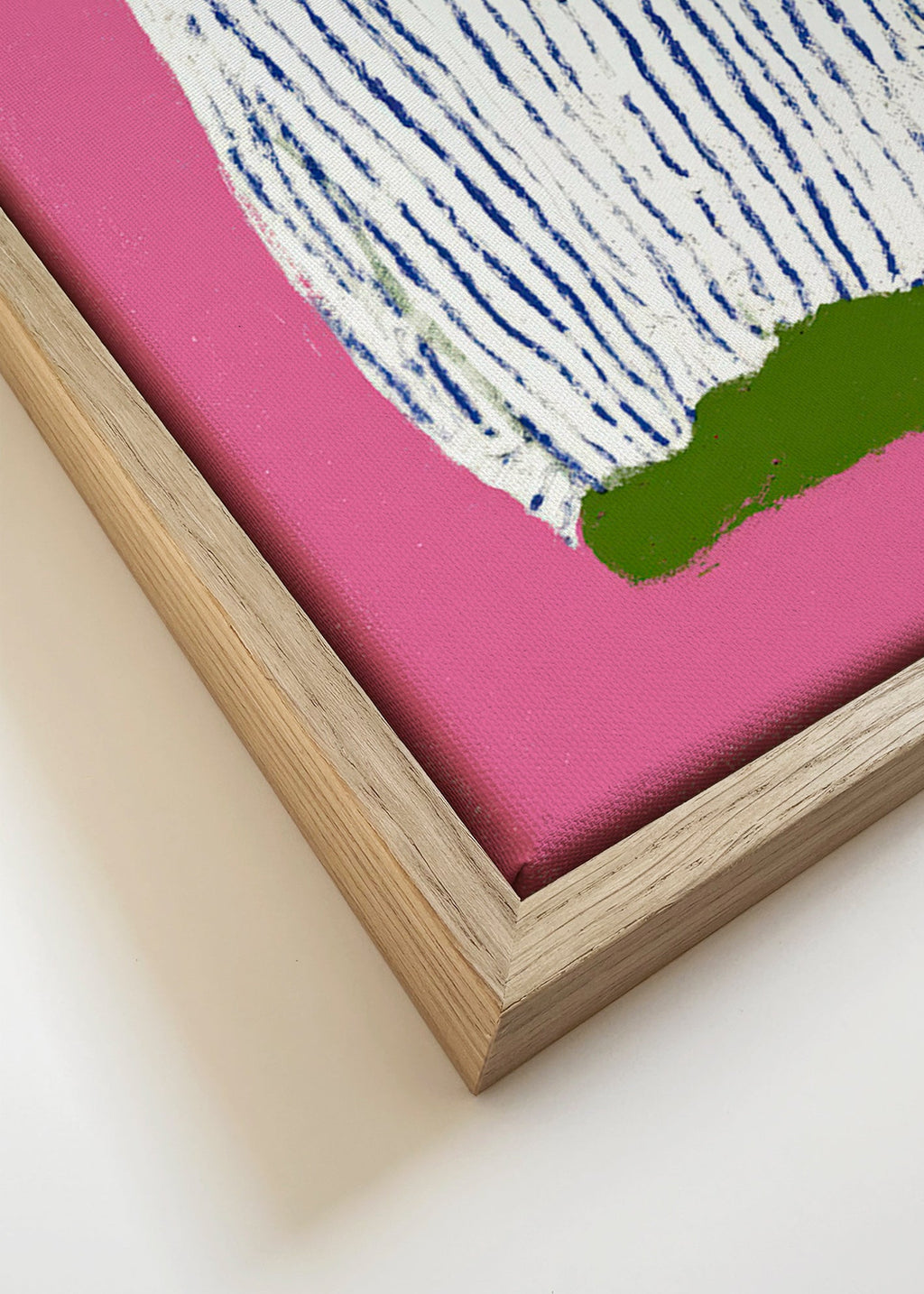 Illustration gestreiftes Hemd vor rosa Hintergrund