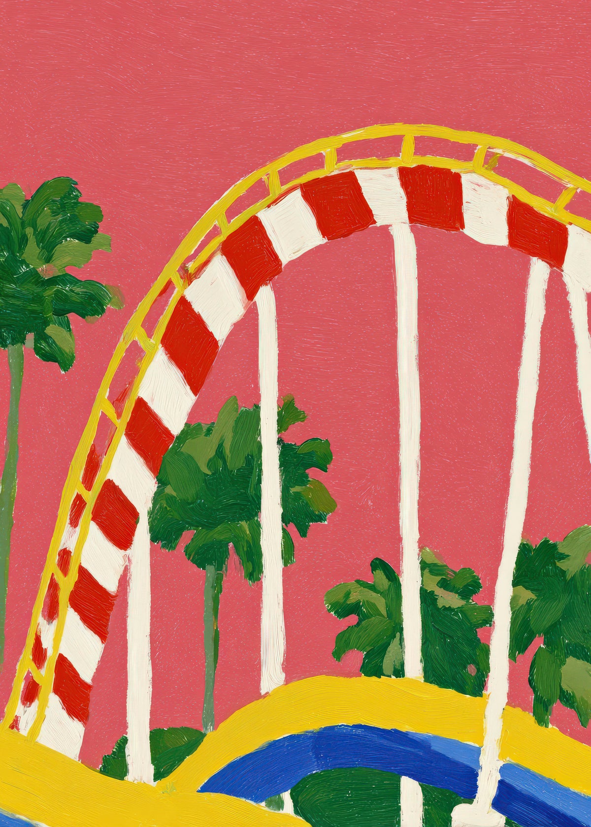 Summer Coaster - Unframed art print