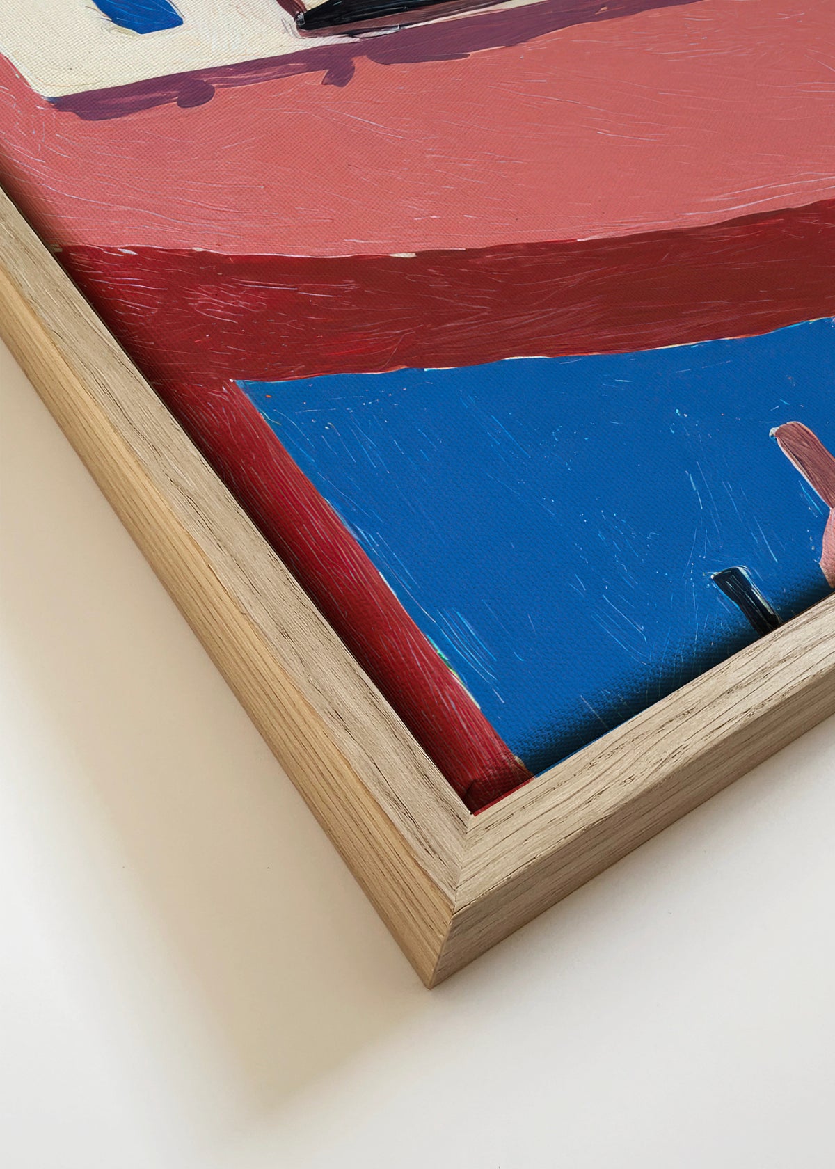 Vinyl Morning - Framed canvas detail