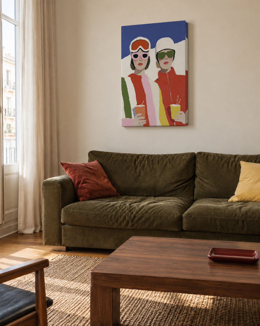 Après Ski - Unframed canvas in an interior