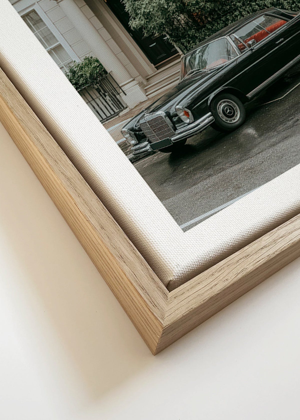 Straßenfotografie mit klassischem Auto