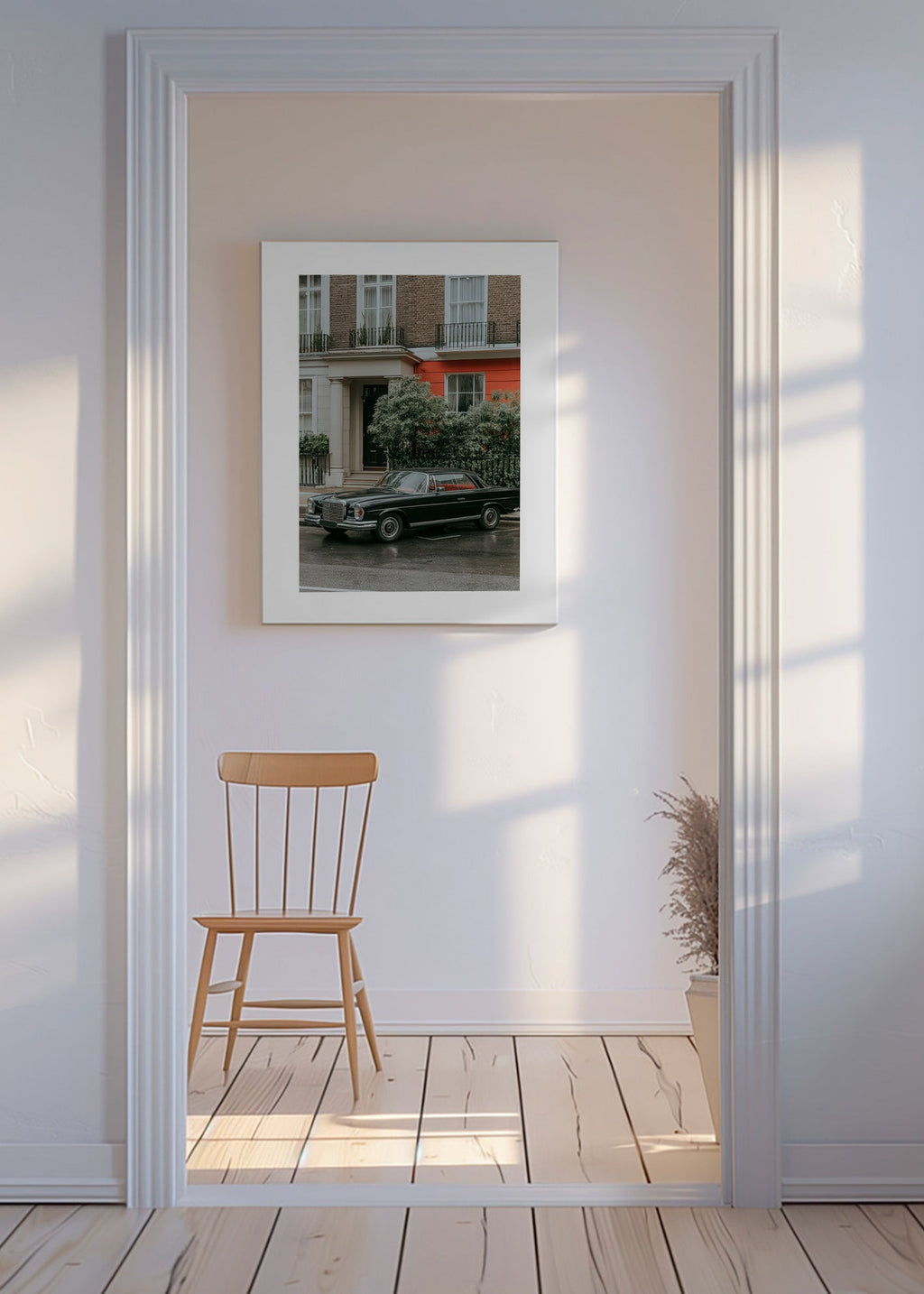 Straßenfotografie mit klassischem Auto