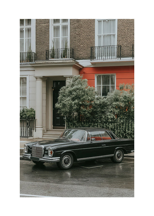 Straßenfotografie mit klassischem Auto