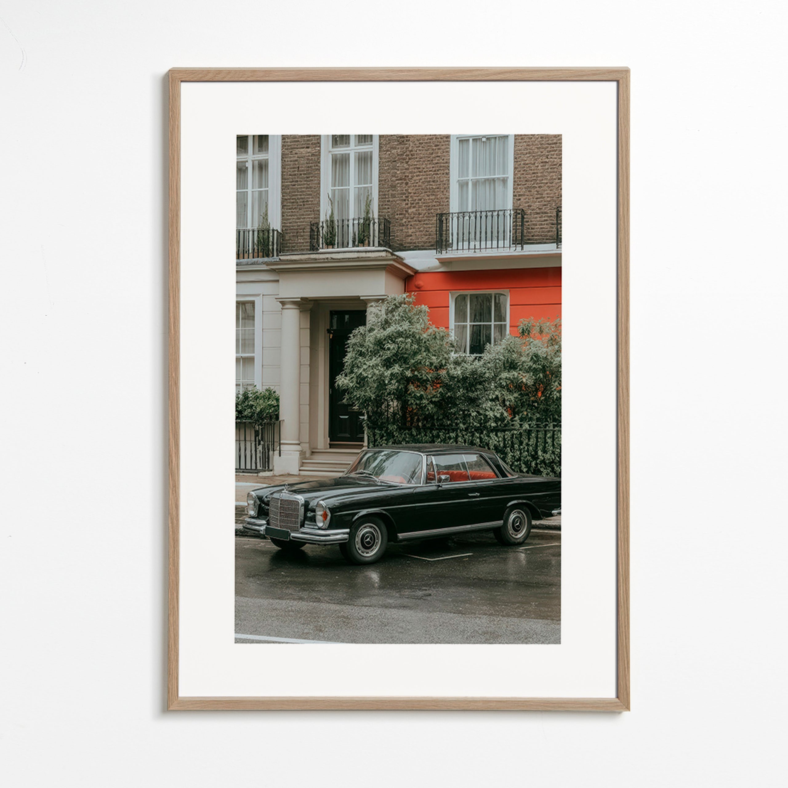 Straßenfotografie mit klassischem Auto