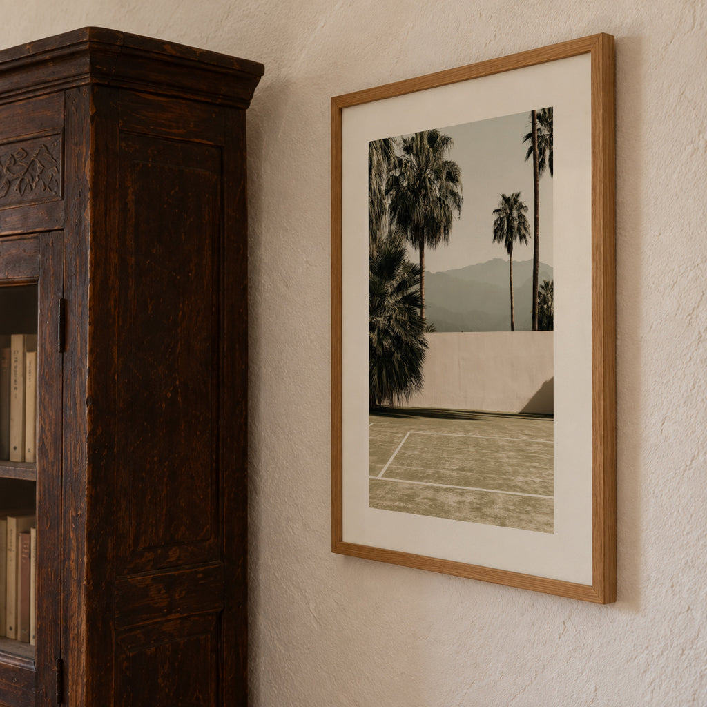 Desert Court - Framed poster detail