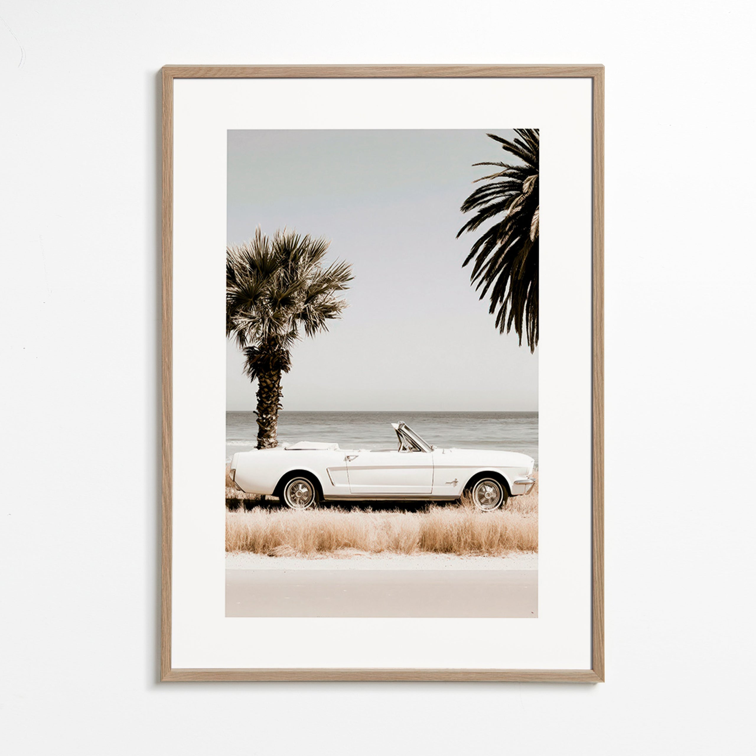 Vintage-Auto-Fotografie am Meer