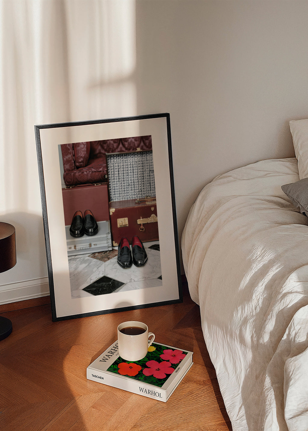Weekend Packing - Framed poster in an interior