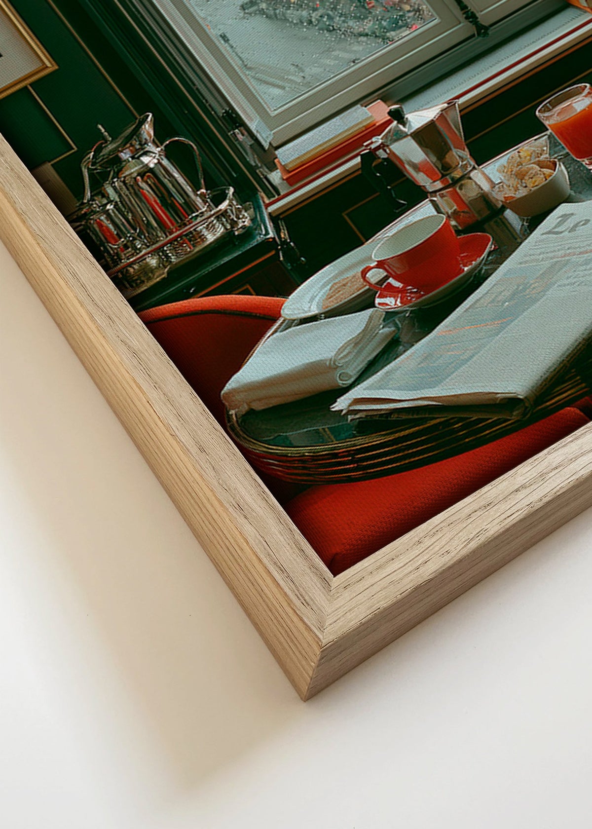 Küchenkunst mit Pariser Fenster und Kaffee
