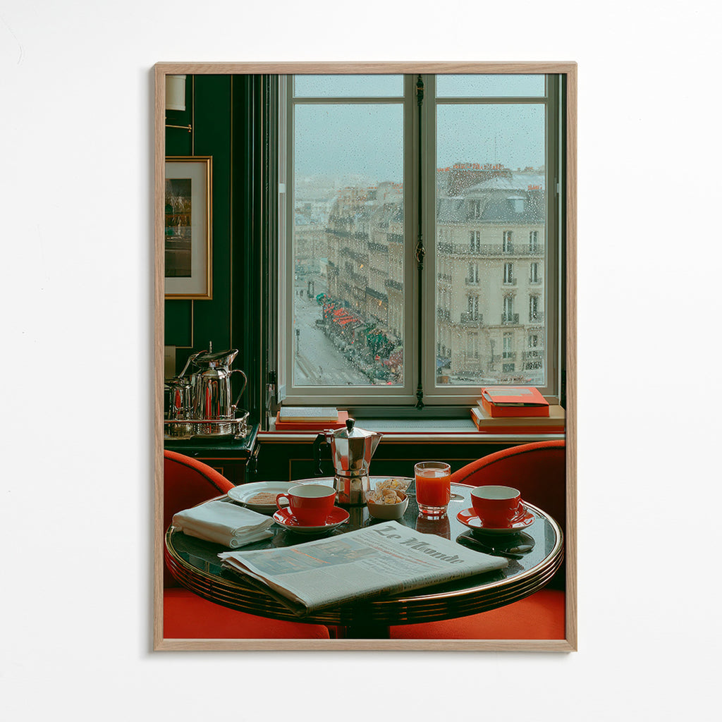 Küchenkunst mit Pariser Fenster und Kaffee
