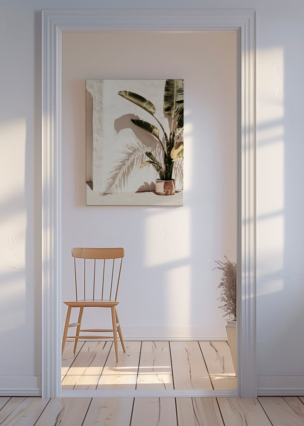 Botanischer Druck: Topfpalme