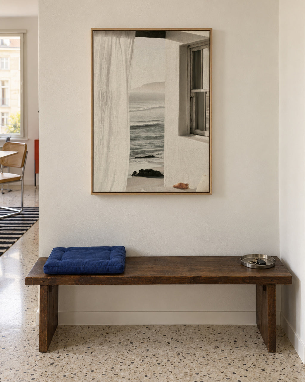 Sea Breeze - Framed canvas in an interior