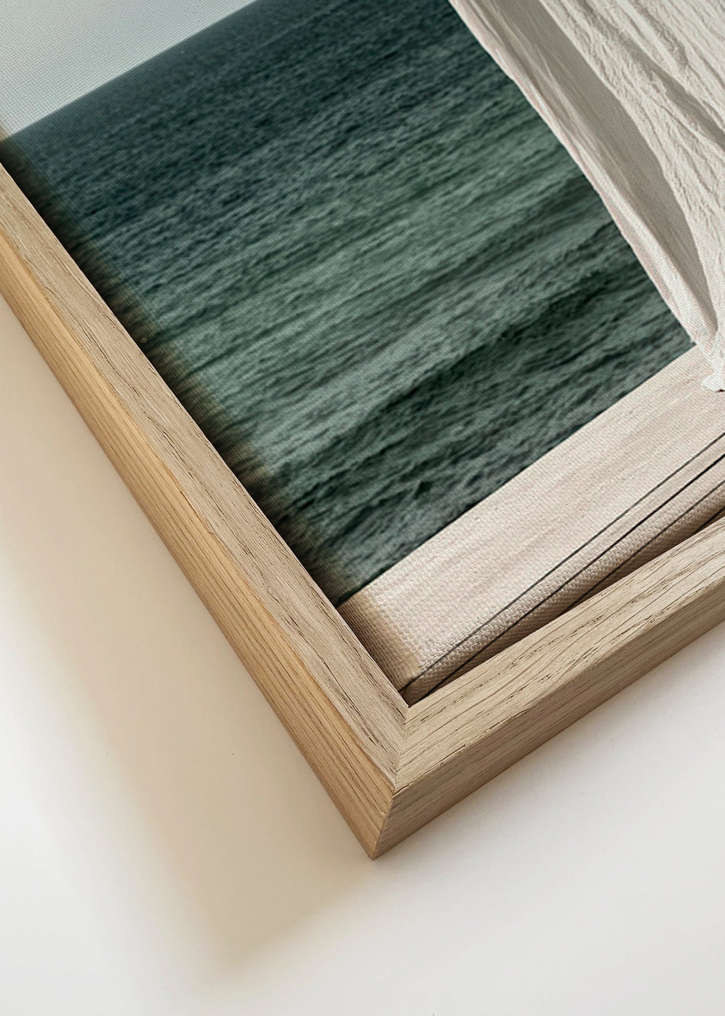 Landschaftsbild mit Vorhang am Meer