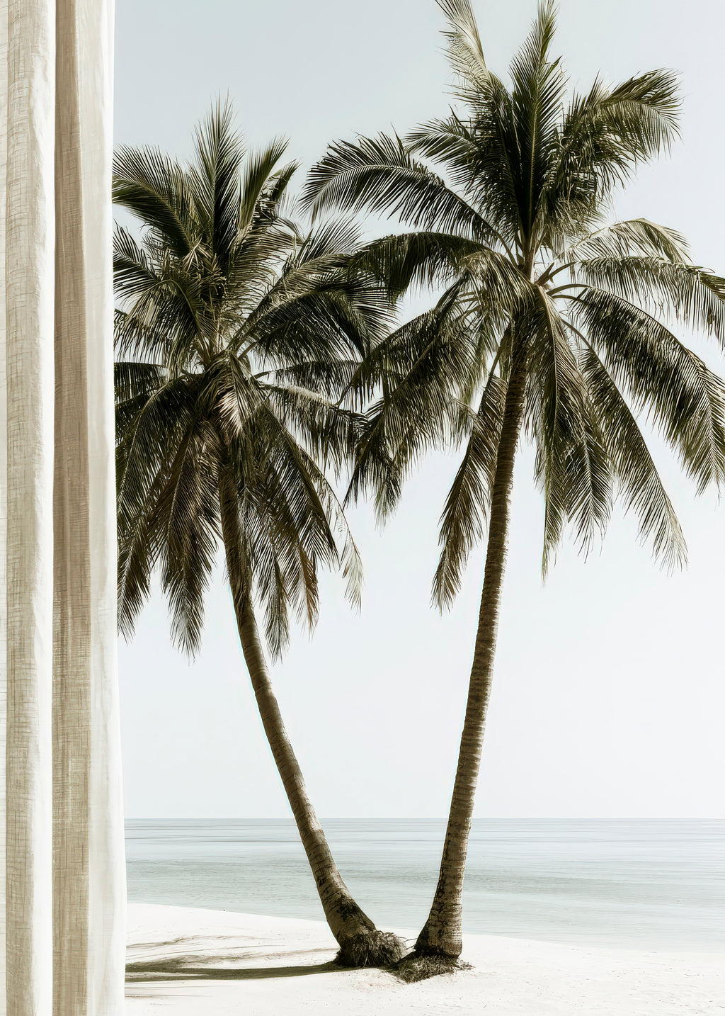 Twin Palms - Unframed art print