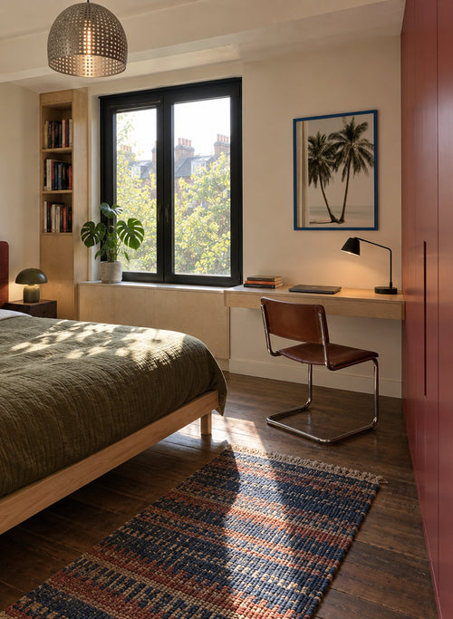 Twin Palms - Framed poster in an interior