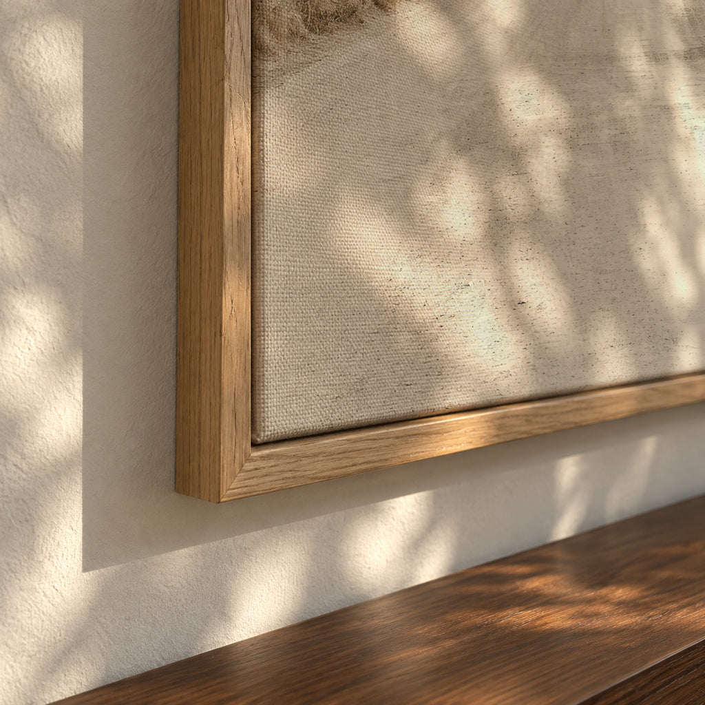Cypress Road - Framed canvas detail