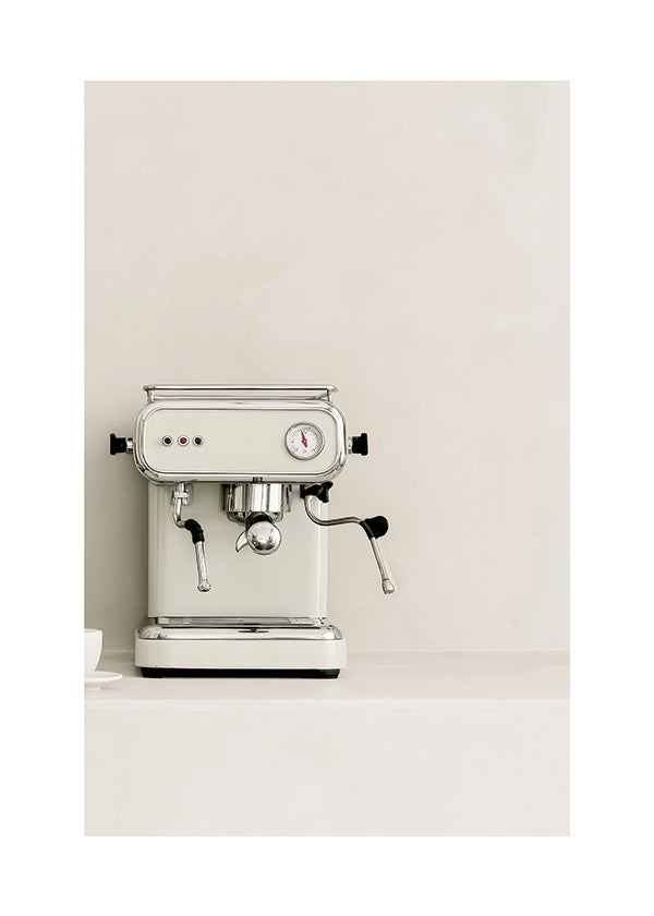 Küchenkunst Espresso-Maschine Creme
