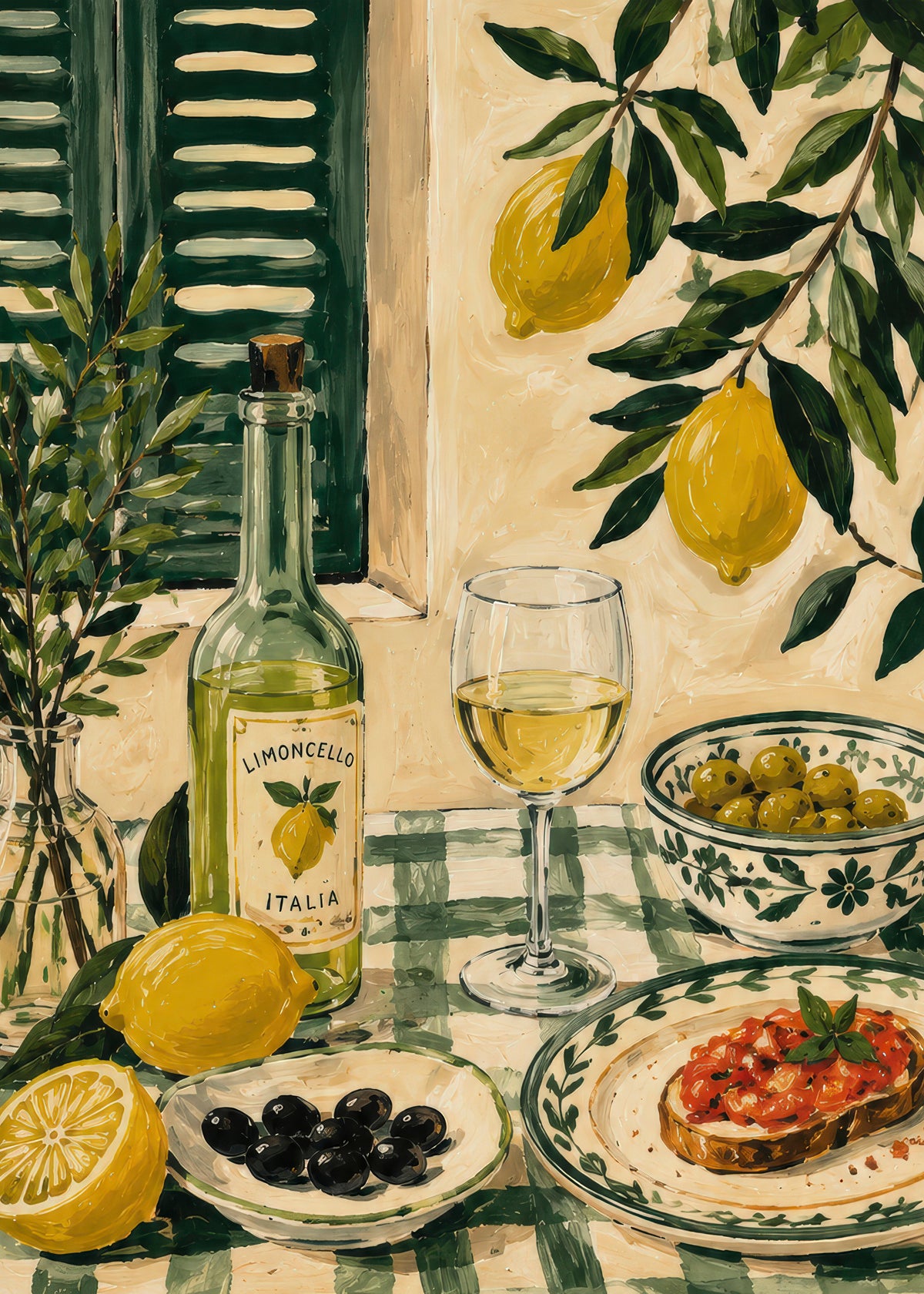 Lemon Lunch - Unframed art print