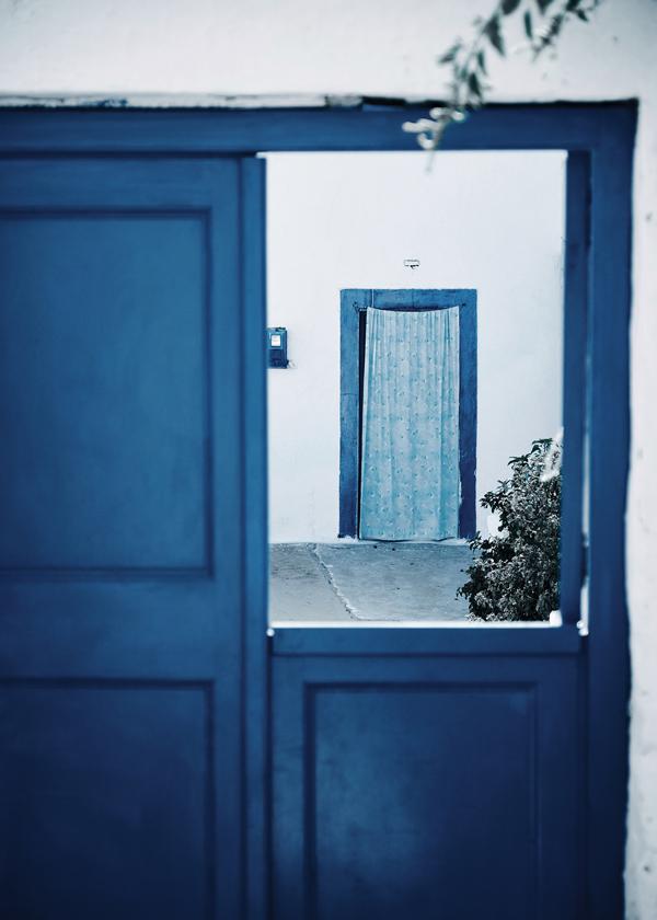 Indigo door