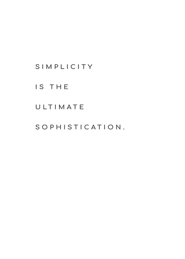Simplicity quote