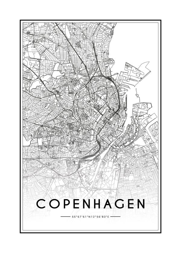 Copenhagen map