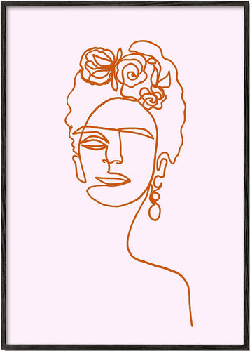 Frida Kahlo Pink