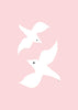 Love birds in pink