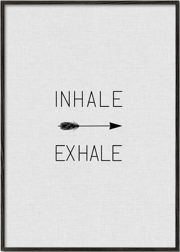 Inhale. Exhale. Arrow quote