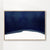 Minimal navy blue abstract 02 landscape