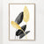 Bird of Paradise Plant Black, White and Gold 02