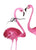 Flamingo couple cropped