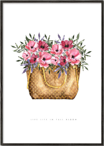 LV Bag florals