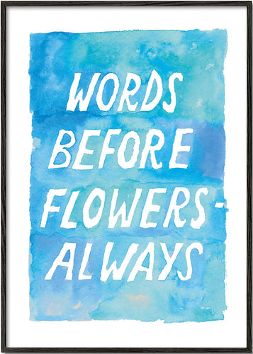 Words Before Flowers