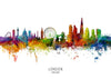 London Skyline multicolor